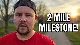 2 miles down!