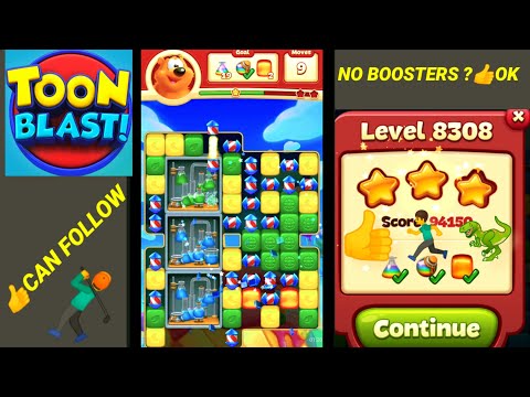 Toon Blast Level 8308 ✨🏃