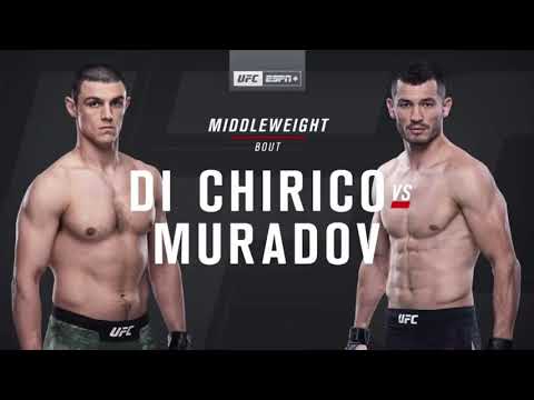 makhmud muradov vs di chirico UFC yiqilib tushdi