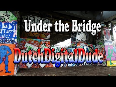 Graffiti onder de Amsterdamse brug