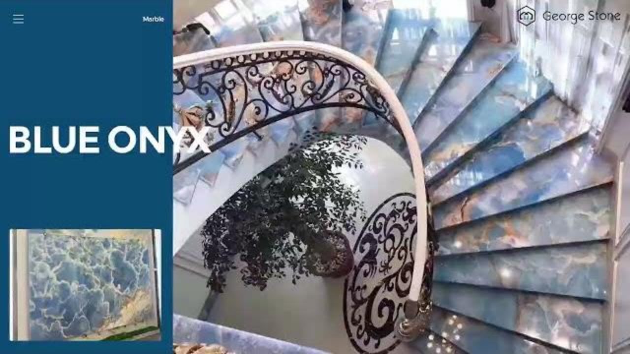 Blue Onyx Marble | Blue Onyx Supplier #georgestones