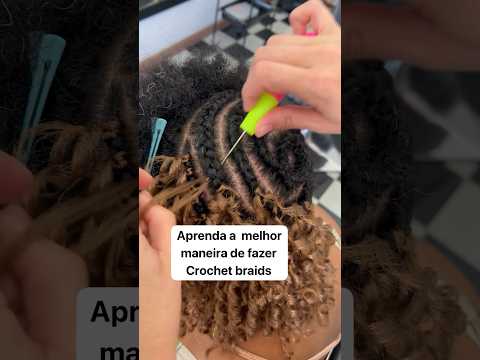 Dica de como fazer Crochet Braids #shortsyoutube #dicas #hair #braidstylist #inspiration