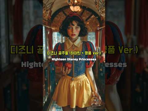 디즈니 공주들 (하이틴 &times; 명품 Ver.)