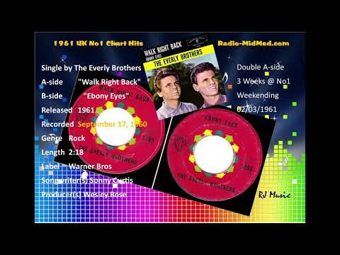 Everly Brothers - Walk Right Back/Ebony Eyes
