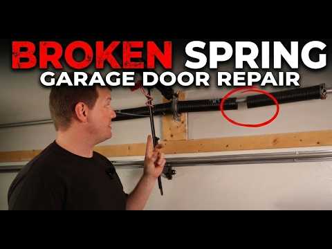 Broken Garage Door Torsion Spring Replacement (2026 Updated Step-by-Step)