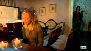 Beth playing Waxahatchee on Walking Dead