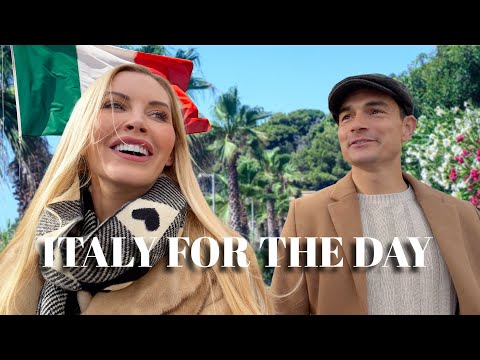 We Drove to Italy for the Day 🇮🇹 | Valentine’s Adventure from the French Riviera