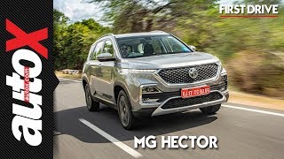 MG Hector Review | First Drive | autoX