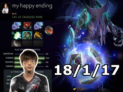 Dota 2 23savage (Faceless Void) 5 man chrono Ending