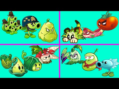 Random 4 Team Best Plant - Who Will Win? -  PvZ 2 Team Plant