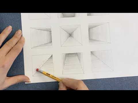 1 Point Perspective Square Tunnel Design