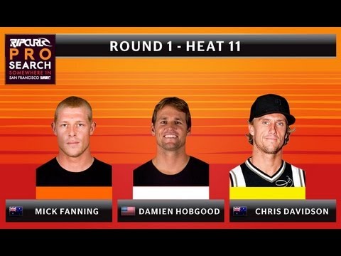 Round 1 - Heat 11: Fanning vs. Fanning vs. Davidson