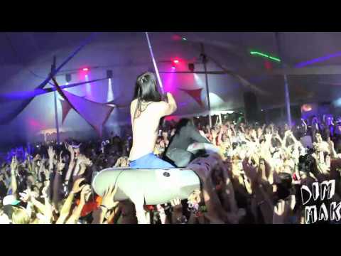 STEVE AOKI & SKRILLEX RAVE RAFTING AT STARSCAPE MUSIC FESTIVAL 2011