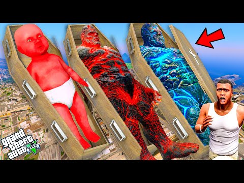 All Father Ice & Lava God Family Died But Who Killed Franklin Find | GTA 5 AVENGERS Emotional Video