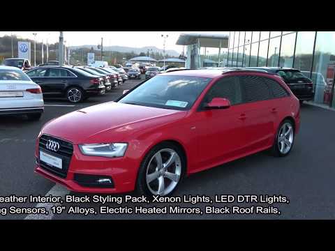 CMG AUDI SLIGO: 141D7723 Audi A4 Avant 2.0TDI S-Line 120BHP Manual Missano Red Pearlescent