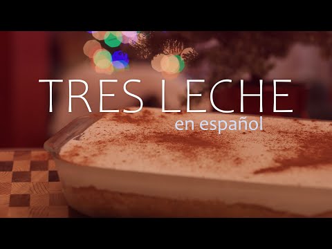Tres Leche En Español - Holiday Recipe - School Project in 4K