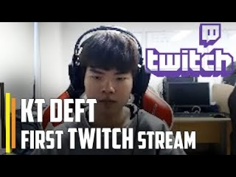 KT Deft first Twitch Stream ft. Rush