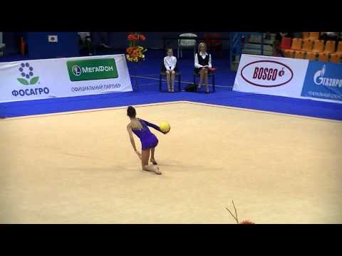 Eleonora Romanova (UKR)  ball  Grand Prix Moscow 2013
