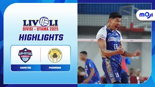 Download lagu Highlight Livoli Divisi Utama 2025 Putra | Samator 3-0 Pasundan | Moji mp3