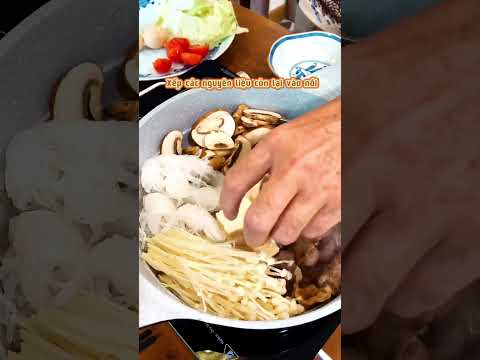 NẤU LẨU SUKIYAKI NHẬT BẢN ĐƠN GIẢN TẠI NHÀ