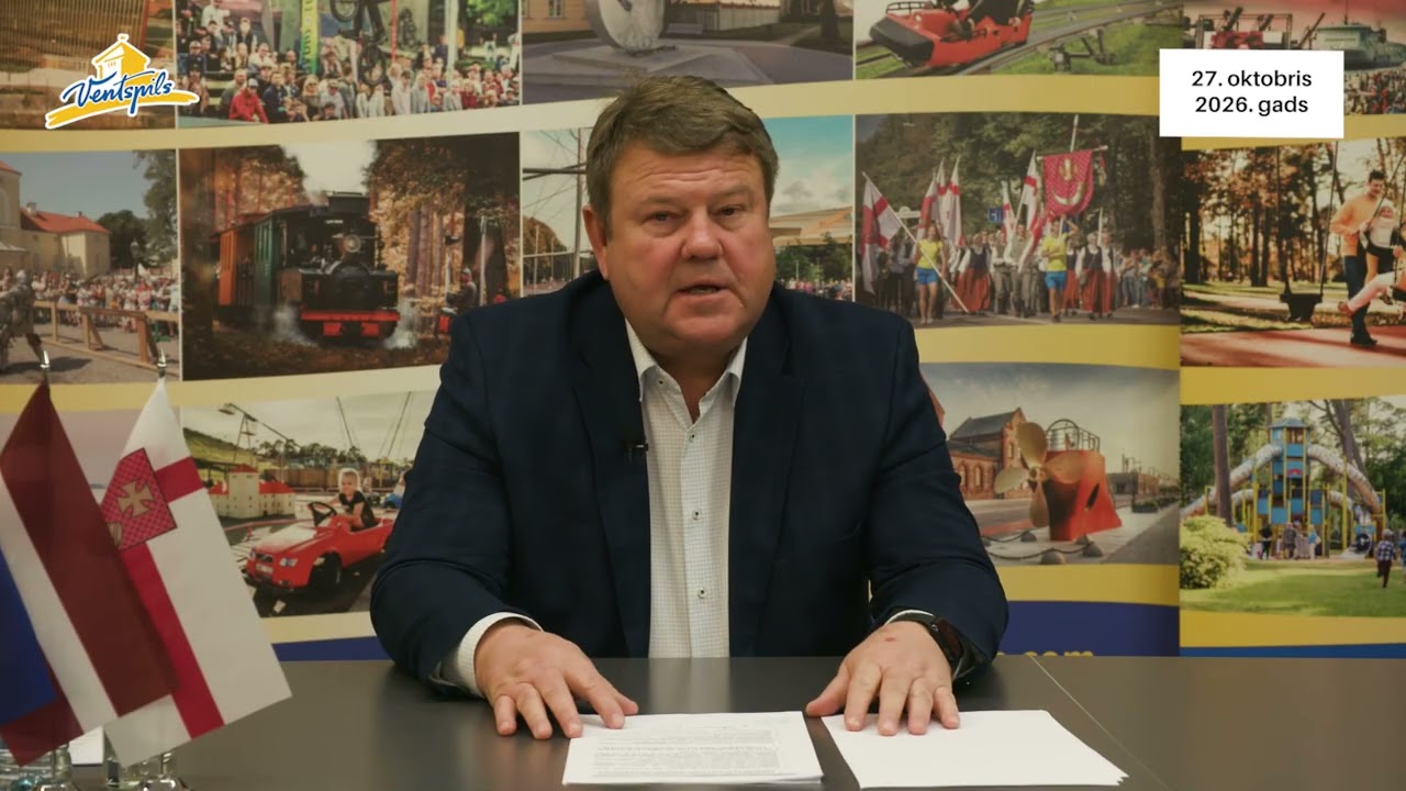VIDEO: A. Gūtmanis par Ventspils aktualitātēm – 27.10.2026.