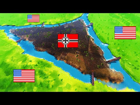 German Island Fortress VS 3 MILLION US ARMY Soldiers! - Ultimate Epic Battle Simulator 2 UEBS 2