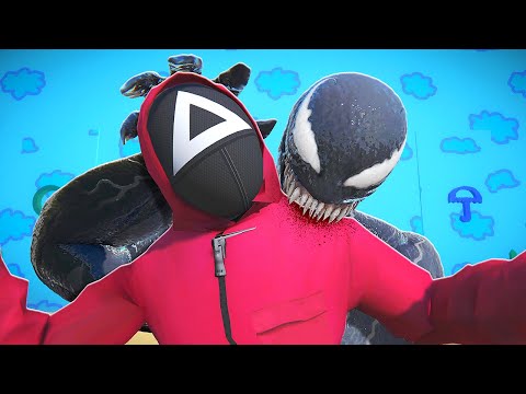 EATING Squid Game Guards as Venom - Bonelab VR Mods