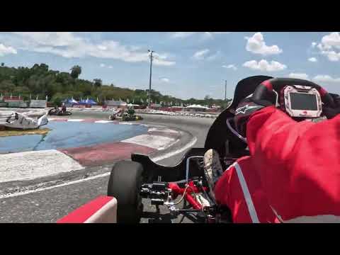 CORRIDA FINAL DA CAMPEONATO BRASILEIRO DE KART KZ GRADUADOS - PEDRO PIQUET LARGANDO DE P20