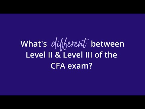 Differences between CFA Level 2 and Level 3 exams
