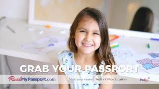 Rush My Passport - Visit your nearest Fedex Office location.