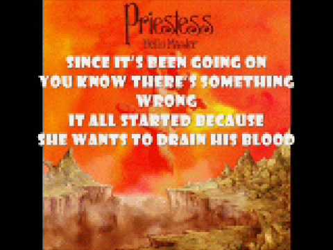 Priestess- Blood (With Lyrics)