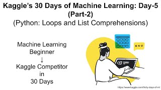Kaggle's 30 Days Of ML (Day-5, Part-2): Python Loops and List Comprehension