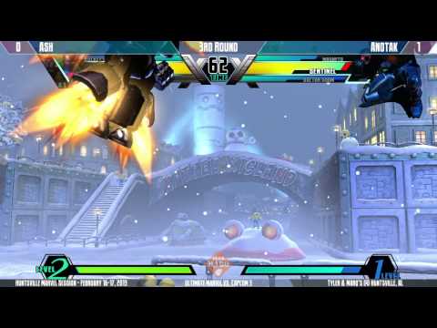 Huntsville UMvC3 Session - Ash vs Anotak