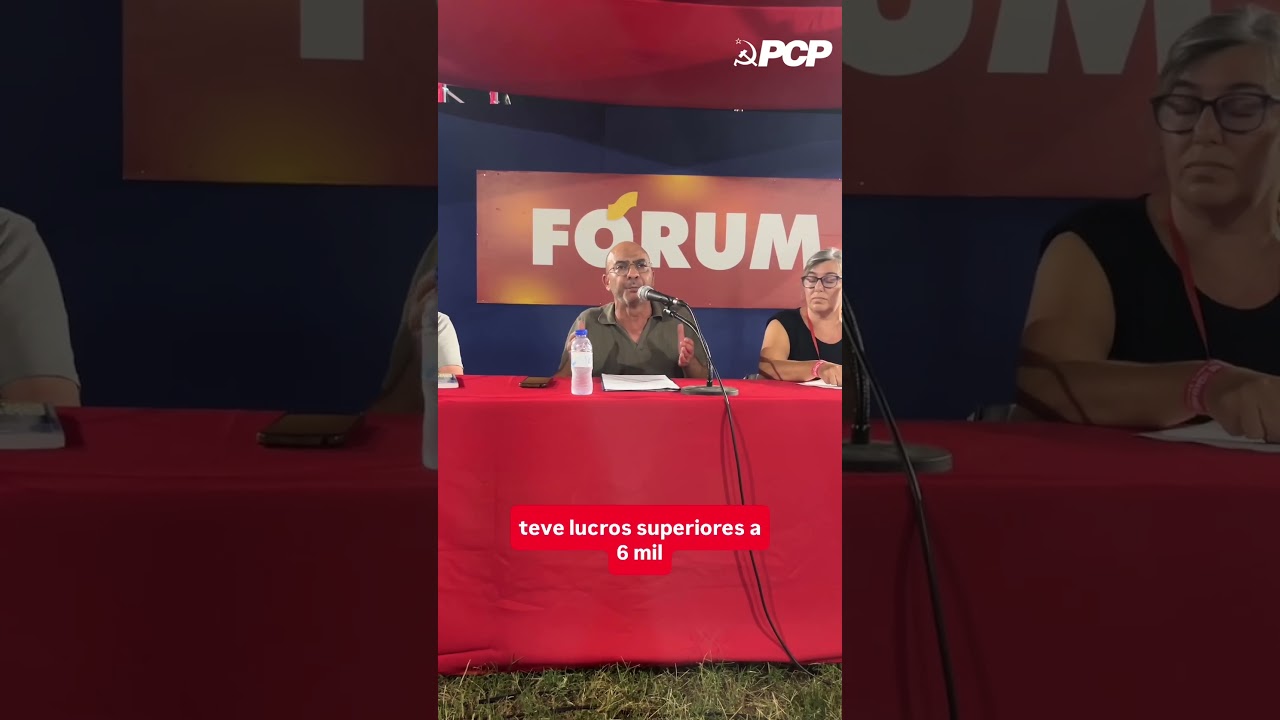 Vasco Cardoso, no debate "Salário, preço e lucro - Uma questão actual", no Espaço Central da Festa!