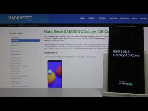 Samsung Galaxy A01 Core Turning On Device