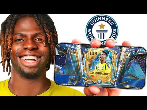I Surprised A Fan.. $1000 FC Mobile BIG OVR Team Upgrade!