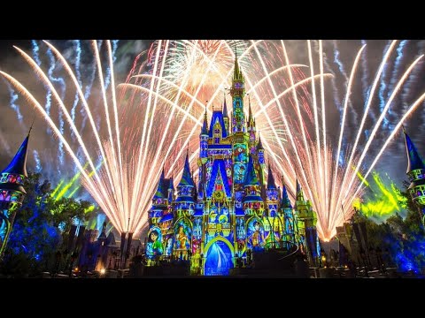 Happily Ever After Fireworks Magic Kingdom Walt Disney World 2024 4K
