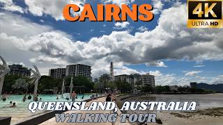 Cairns, Australia Walking Tour 🇦🇺 | Tropical City Walk in Queensland | 4K 60FPS