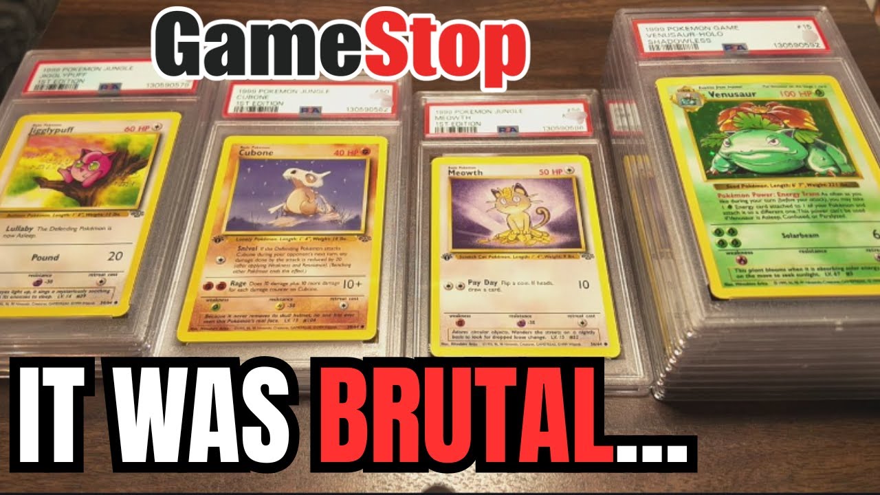 Vintage Pokemon PSA Grading Return With GameStop...OUCH!