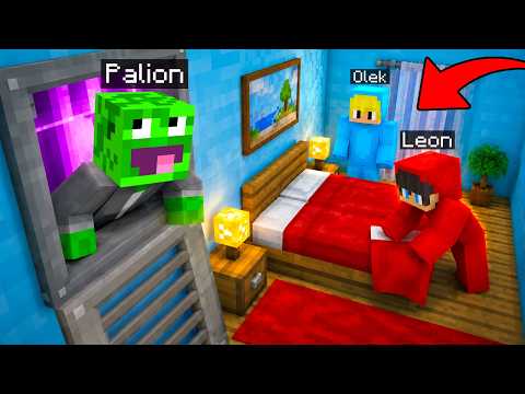 SEKRETNIE ŻYJĘ w DOMU OLKA i LEONA w Minecraft!