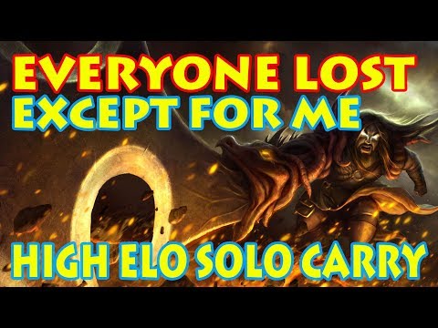 When Your Entire Team Loses - Hyper Carry from the Jungle: Tryndamere Diamond SoloQ [Patch 7.17]