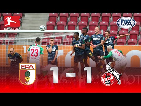 ELES RESPONDEM GOL COM MAIS GOL! Veja os melhores momentos de Augsburg x Colônia na Bundesliga