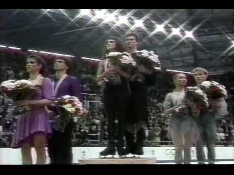 Medal Award Ceremony - 1992 Albertville, Ice Dancing, Free Dance