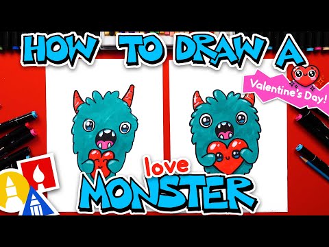 How To Draw A Love Monster