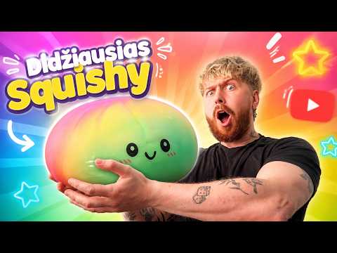 Nupirkau Didžiausią Squishy **OMG**│Stimomedia | Pildyk