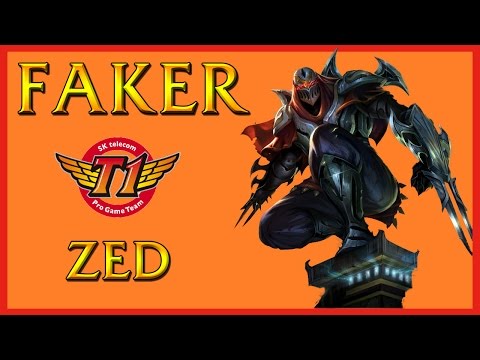 SKT T1 Faker (Hide on Bush) - Zed mid vs Lulu - Korean Challenger Ranked League of Legends 2015