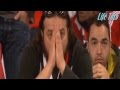 Moment of crying in football 