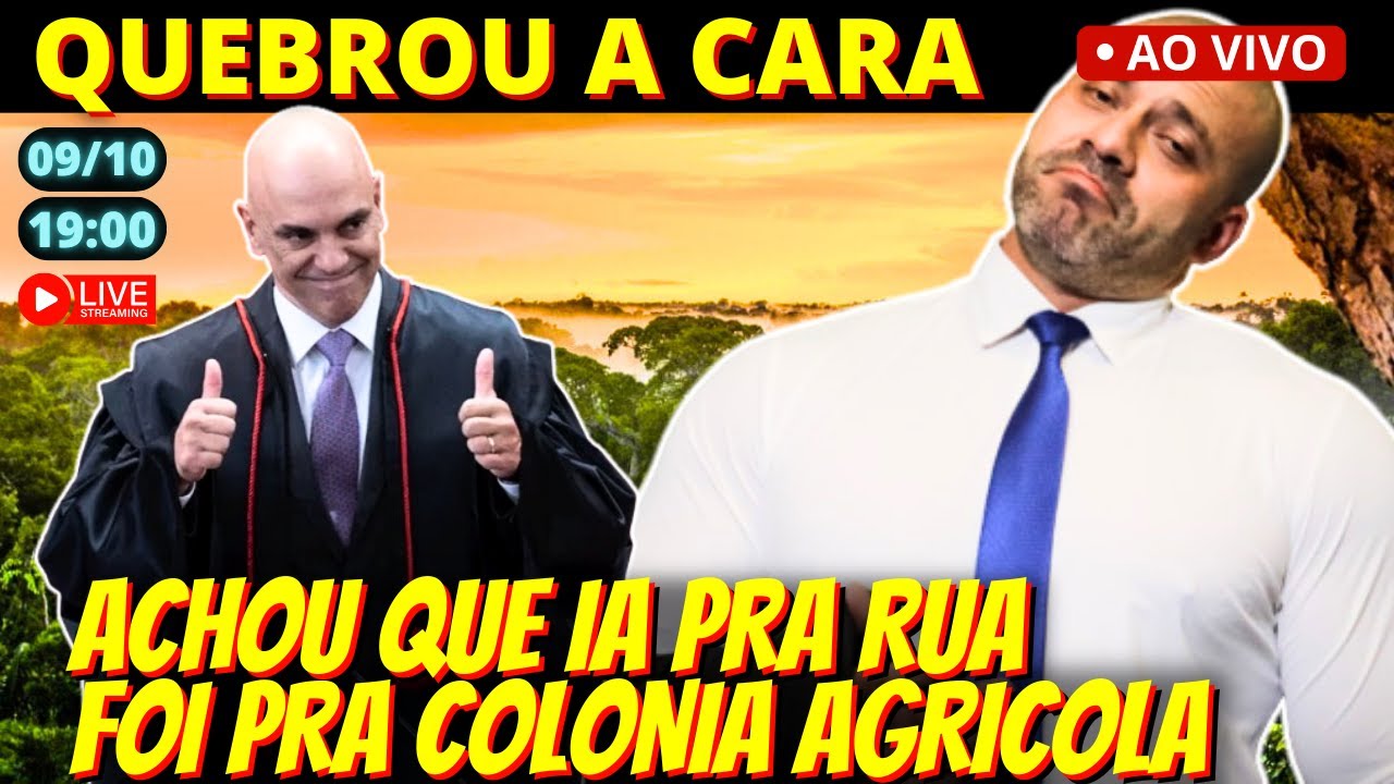 🔴 19h Daniel Silveira já esta em colônia agrícola, onde poderá trabalhar no cultivo de árvores