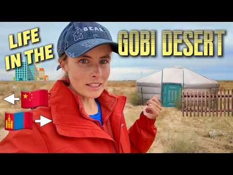 2 different worlds, 5 minutes apart! Chinese & Mongolian border town life (in the middle of nowhere)