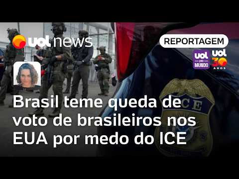 Brasileiros temem ação do ICE e autoridades se preocupam com queda de votos nos EUA | Mari Sanches